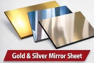 Gold and Silver Mirror Sheet